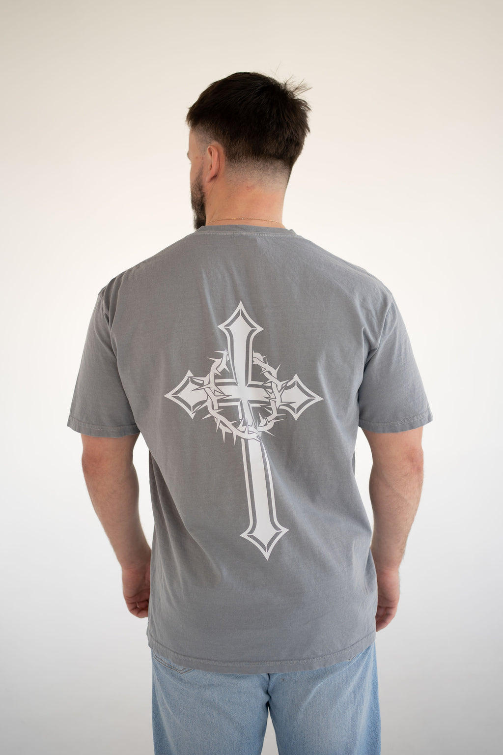 Unisex Grey Short sleeve T-shirt