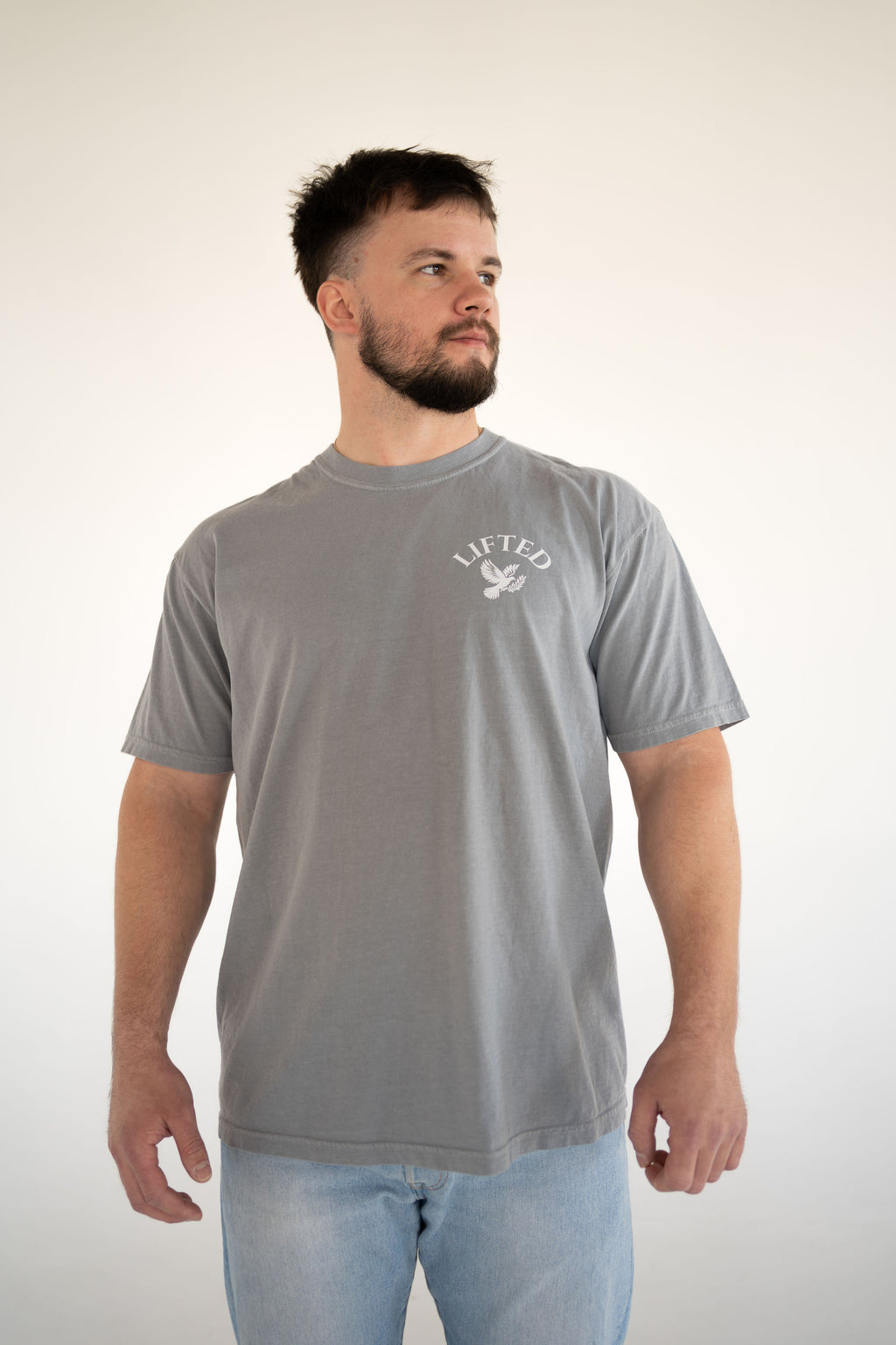 Unisex Grey Short sleeve T-shirt