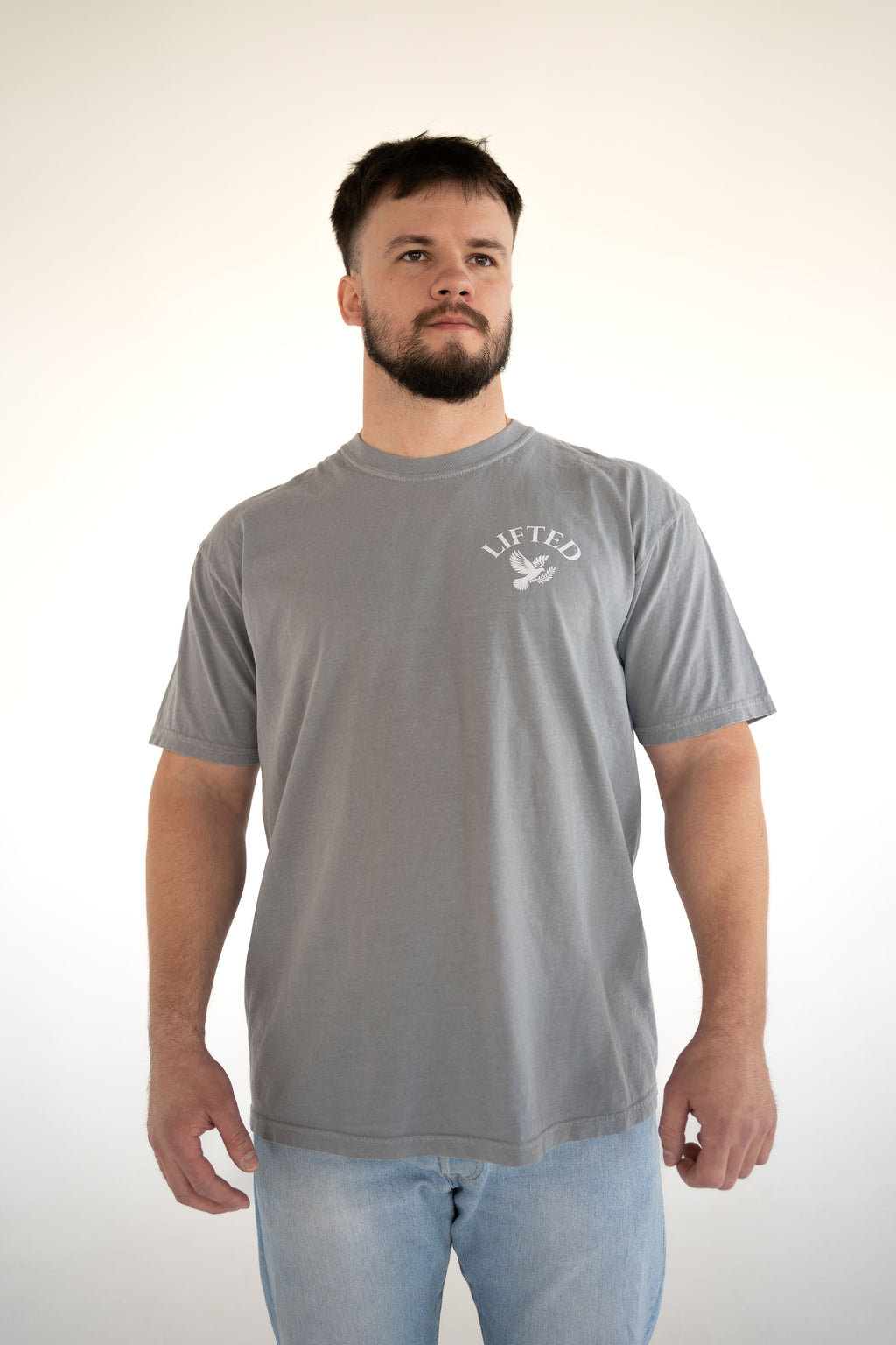 Unisex Grey Short sleeve T-shirt