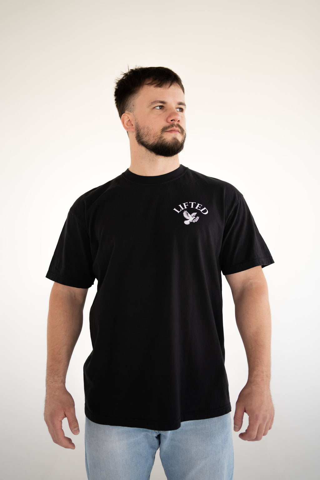 Unisex Black short sleeve T-shirt