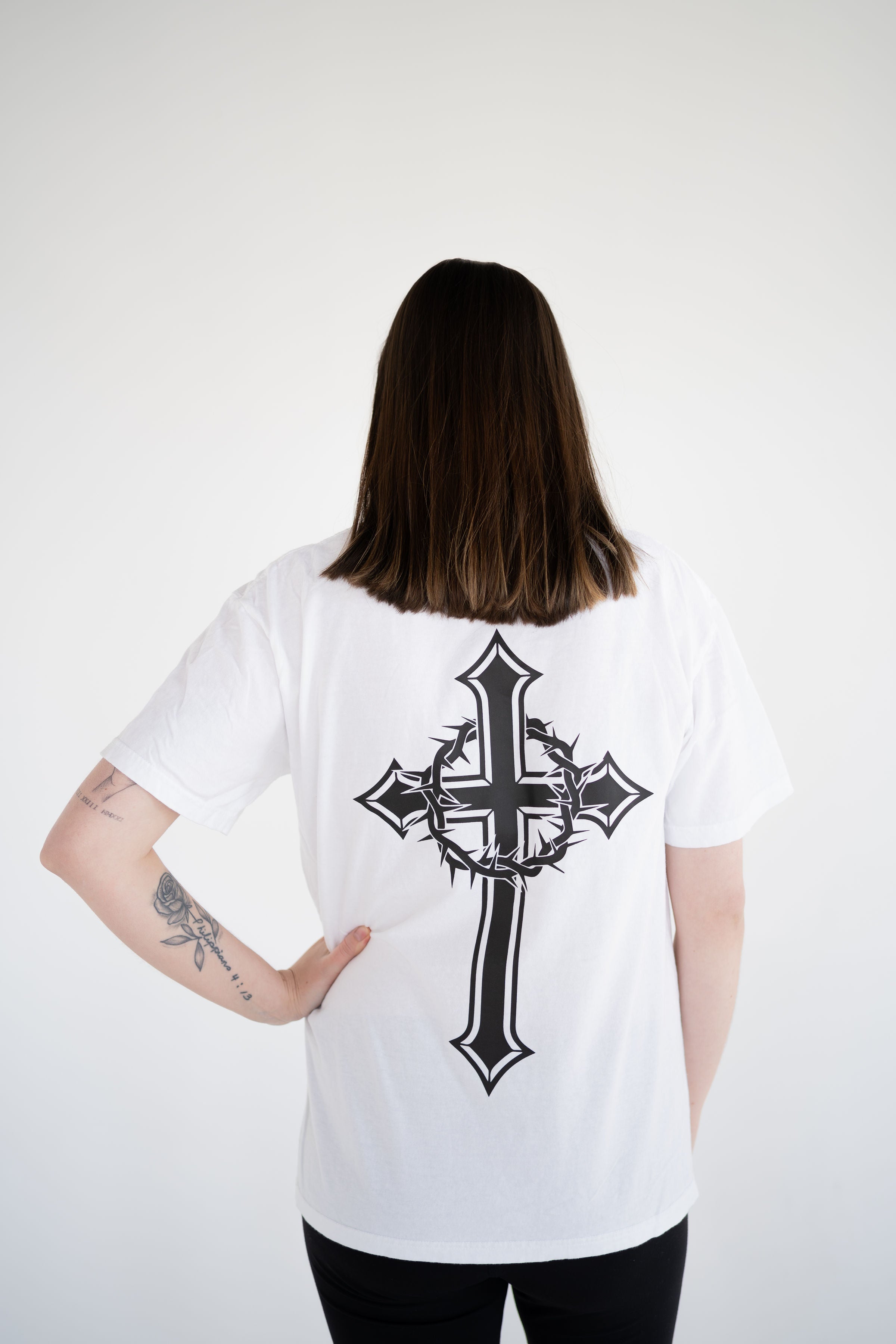 Unisex White Short Sleeved T-shirt