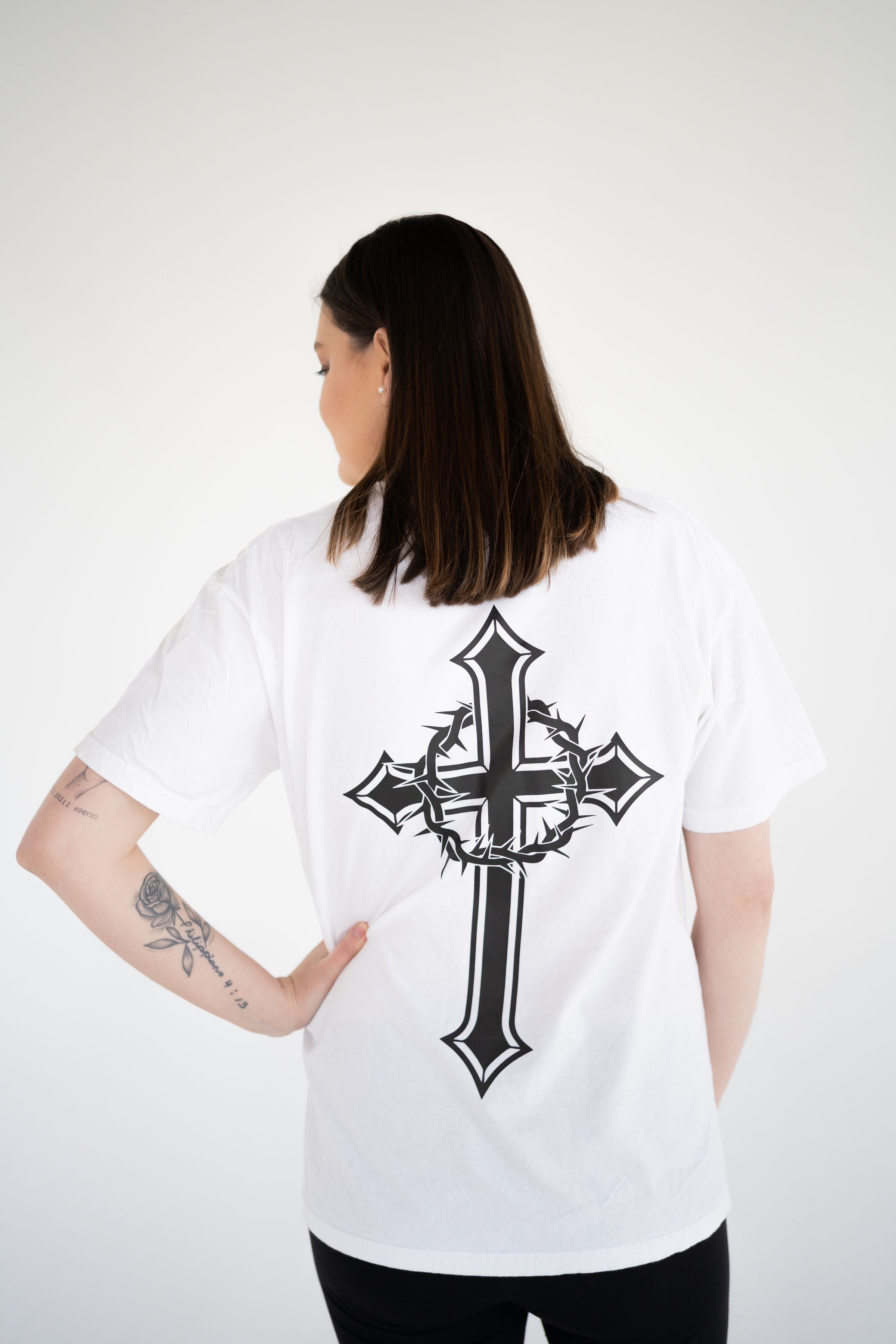 Unisex White Short Sleeved T-shirt