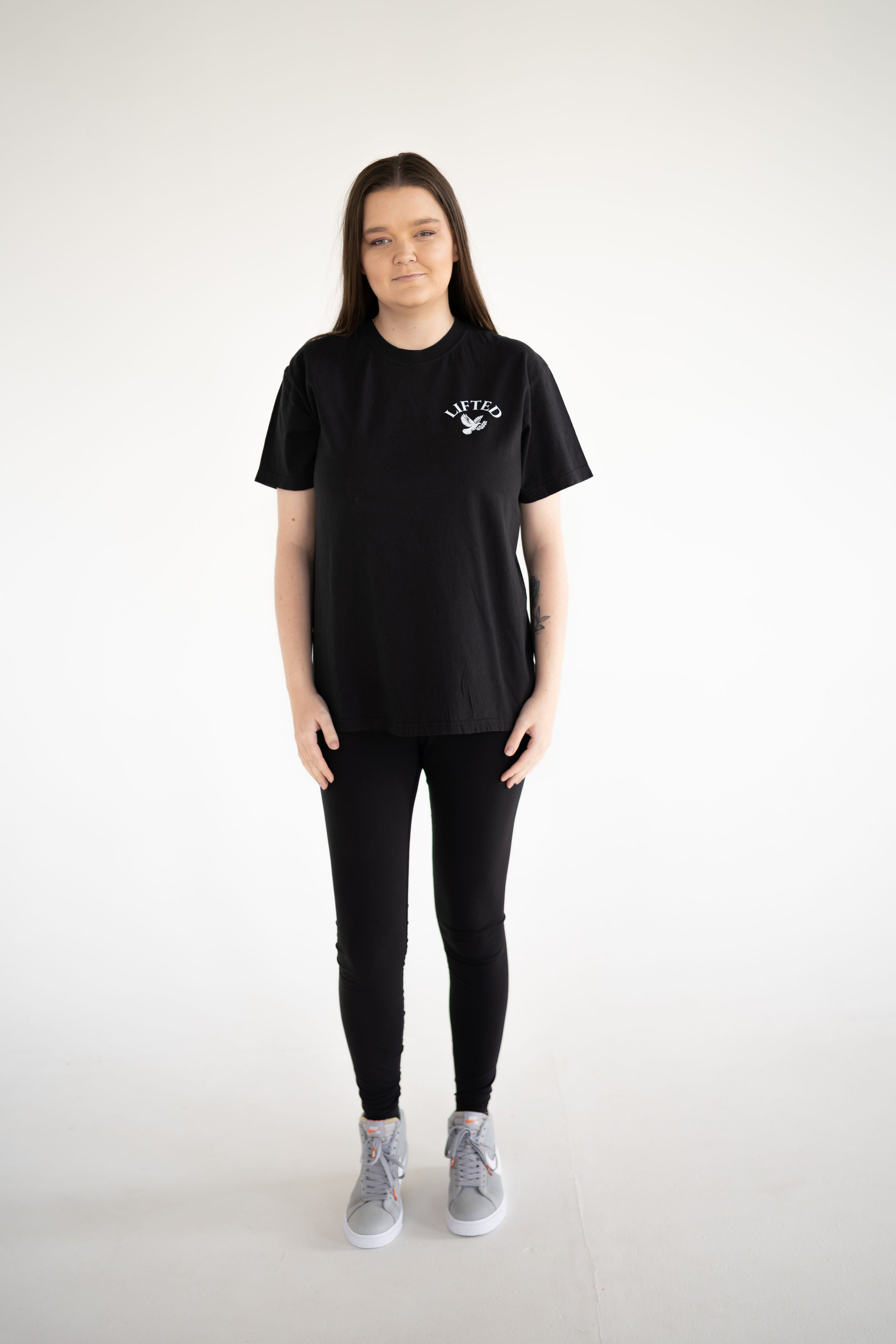 Unisex Black short sleeve T-shirt