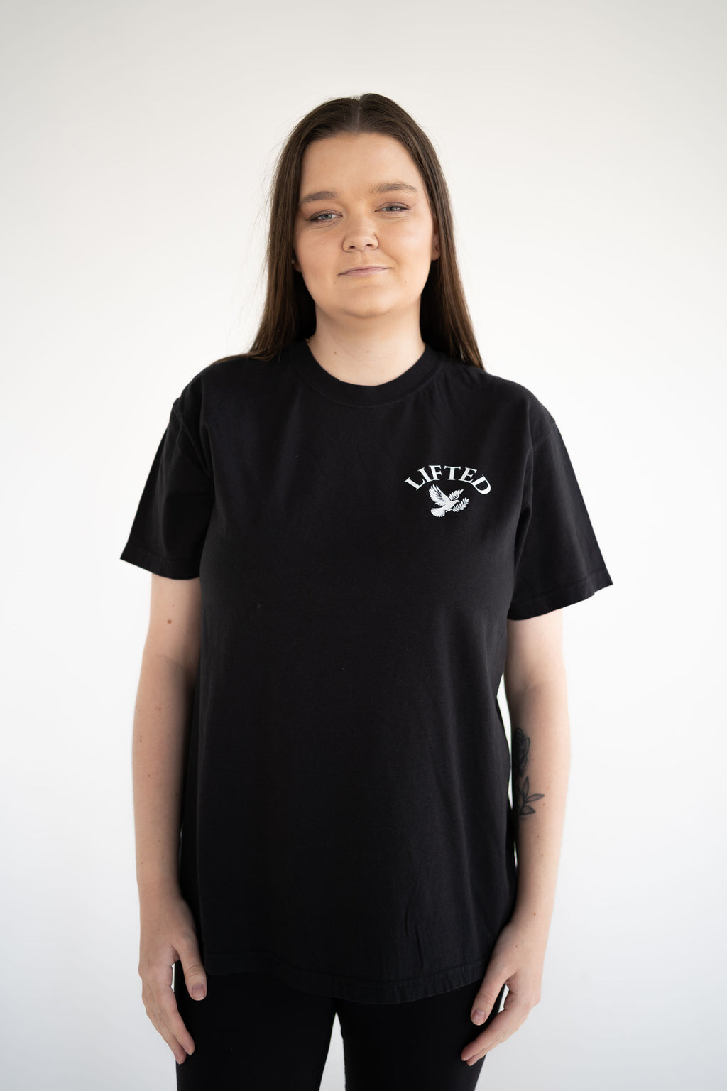 Unisex Black short sleeve T-shirt