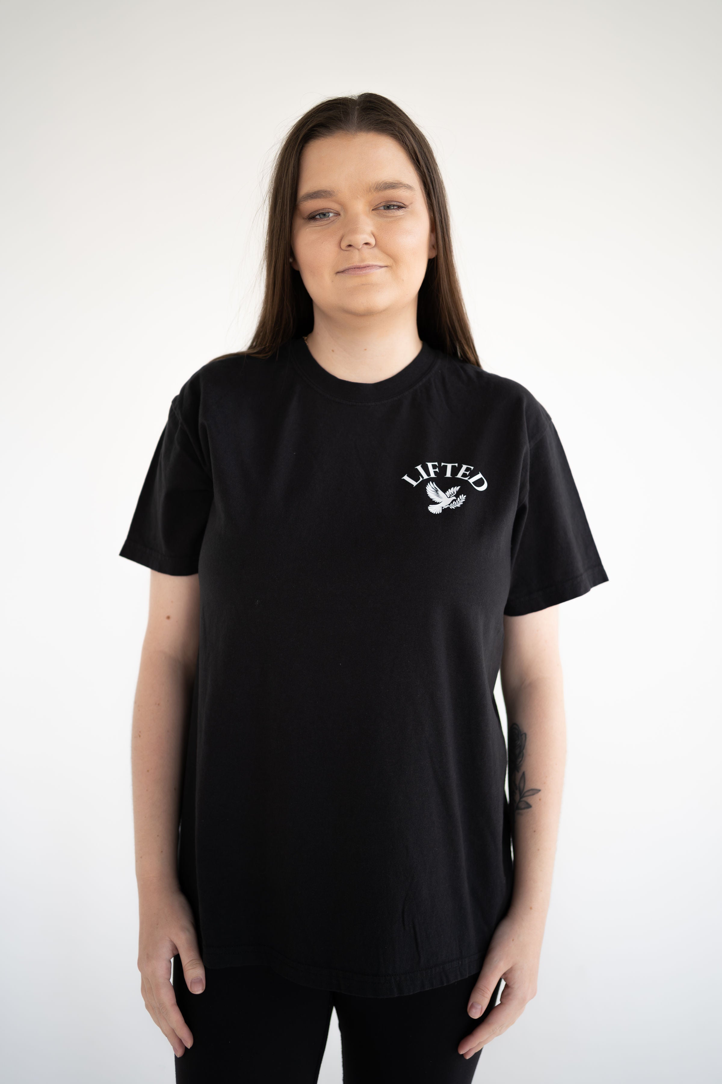 Unisex Black short sleeve T-shirt