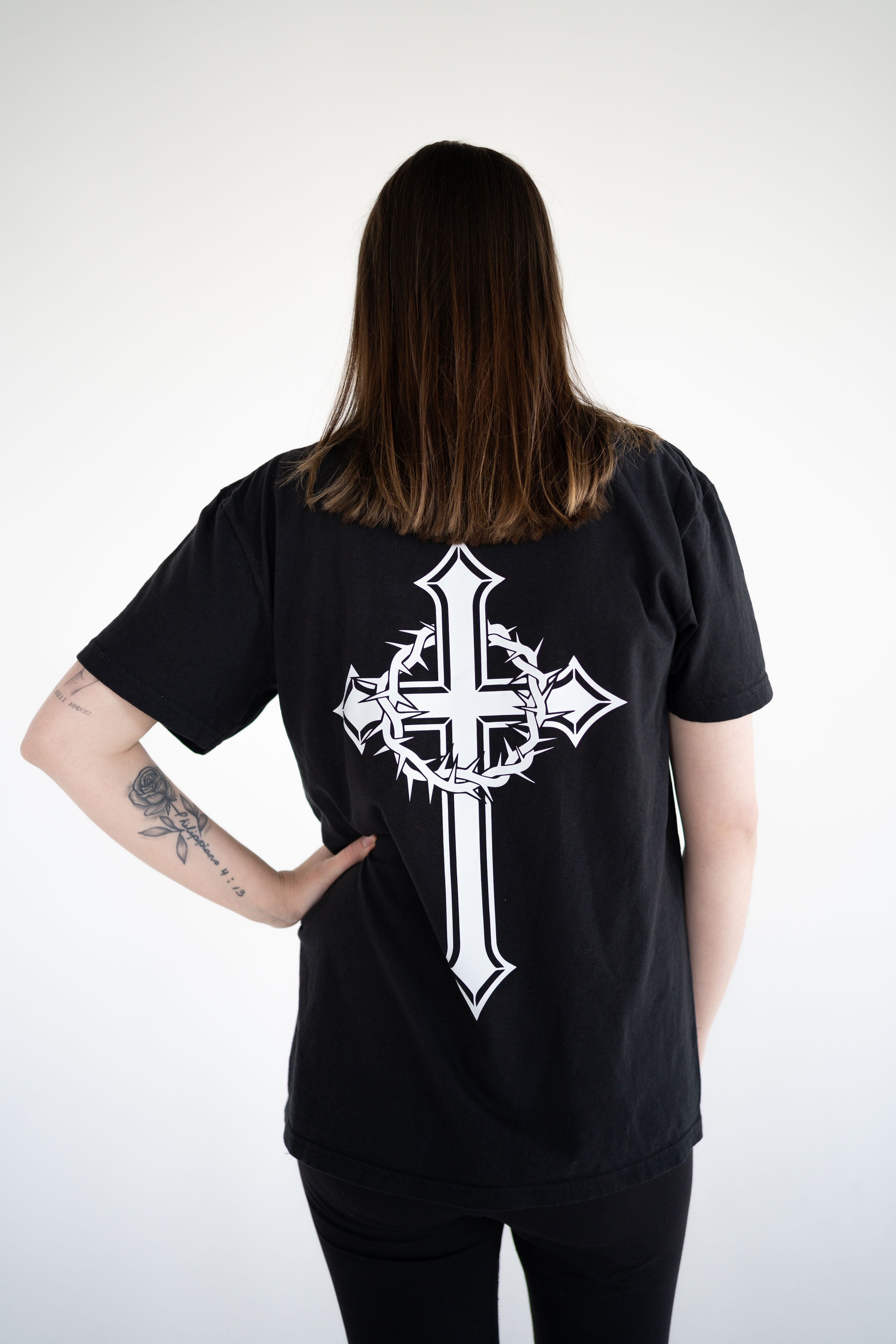 Unisex Black short sleeve T-shirt