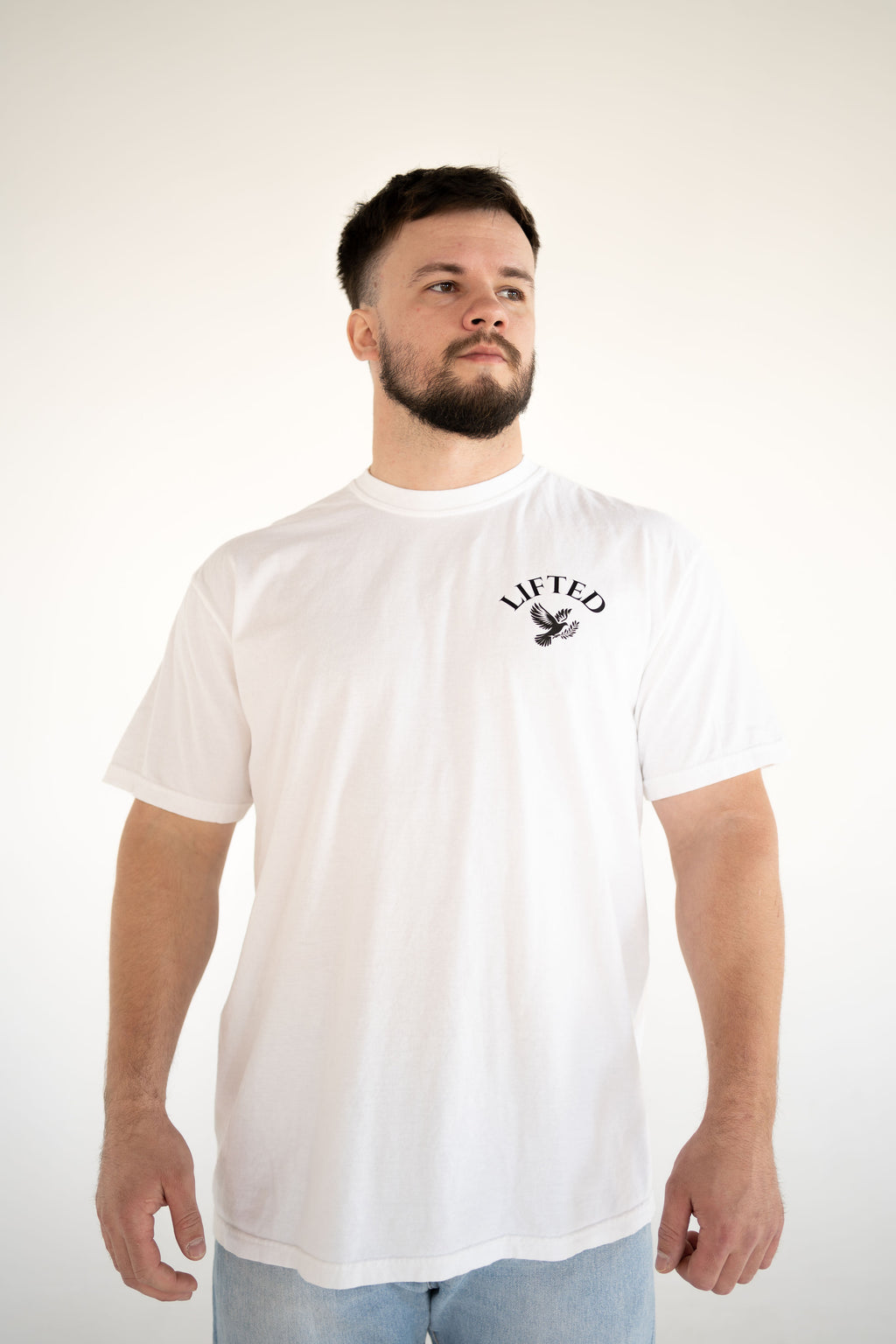 Unisex White Short Sleeved T-shirt