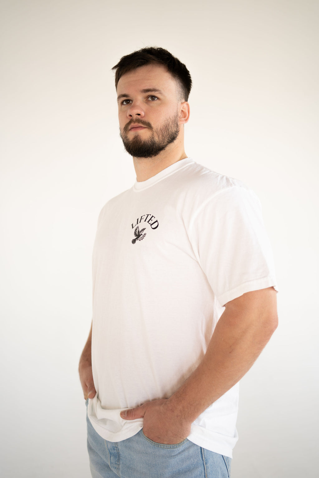 Unisex White Short Sleeved T-shirt
