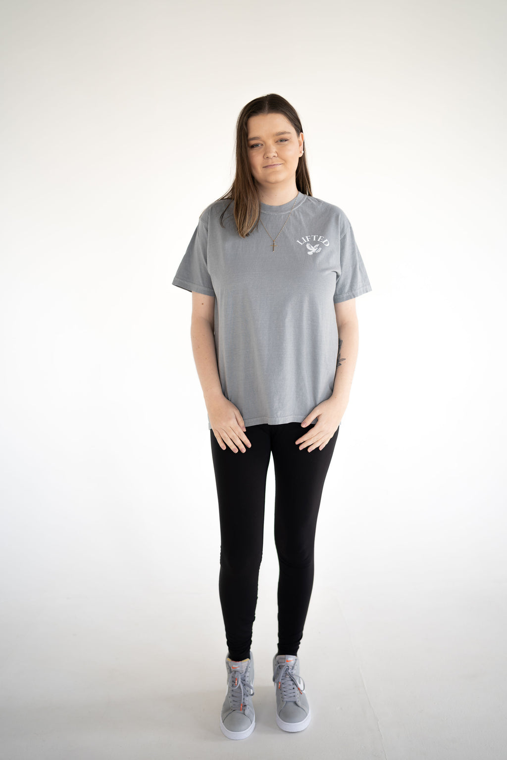 Unisex Grey Short sleeve T-shirt
