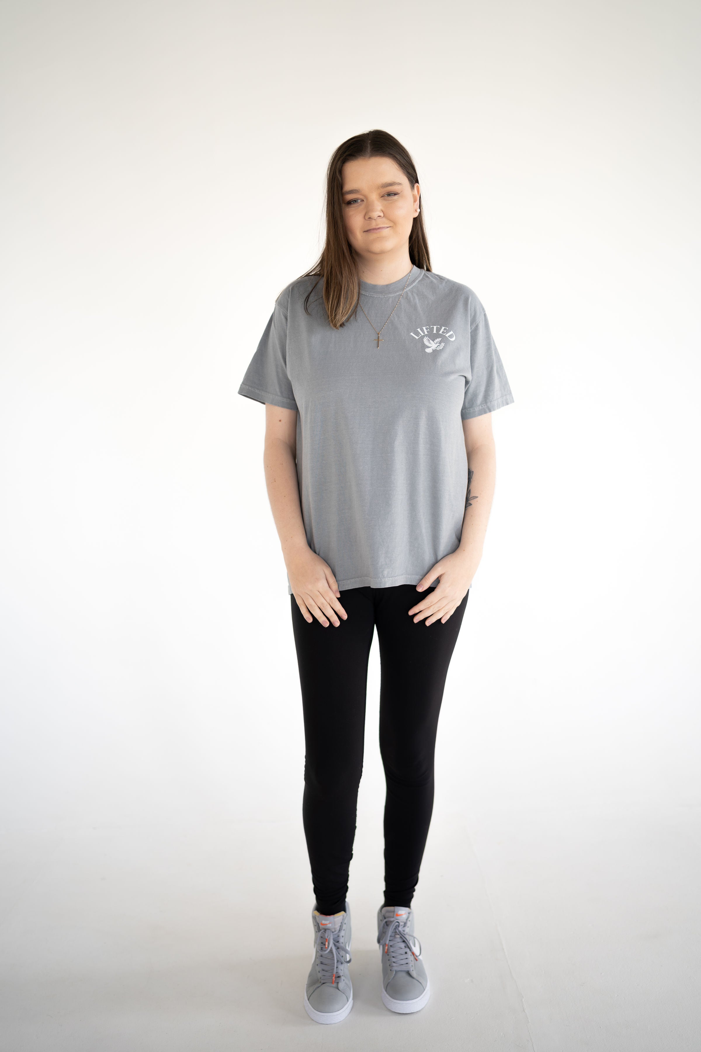 Unisex Grey Short sleeve T-shirt