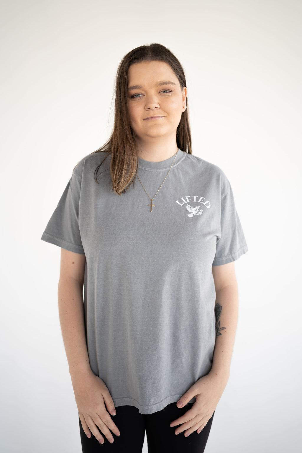 Unisex Grey Short sleeve T-shirt