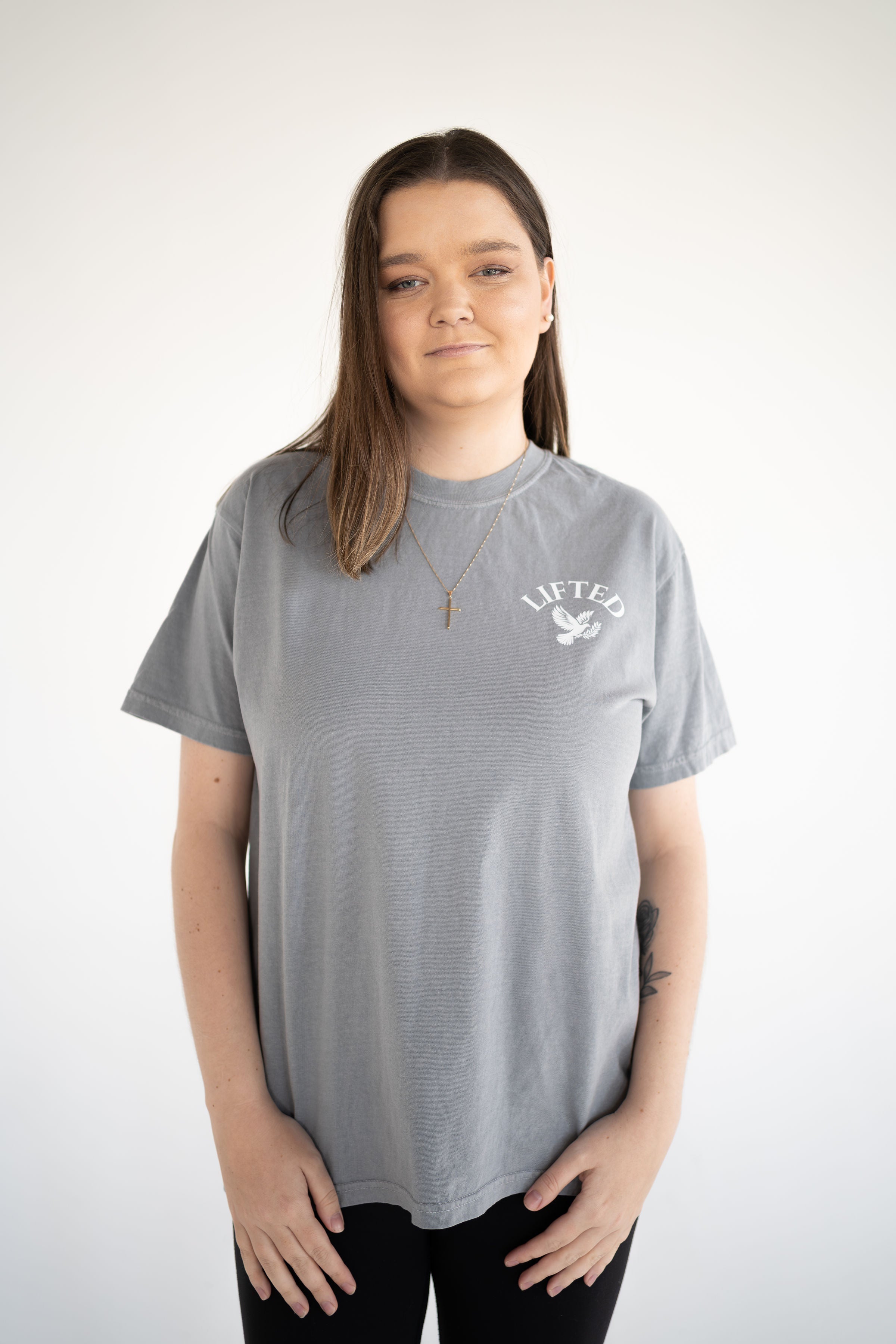 Unisex Grey Short sleeve T-shirt