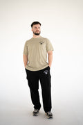 Unisex Black Cargo Sweatpants