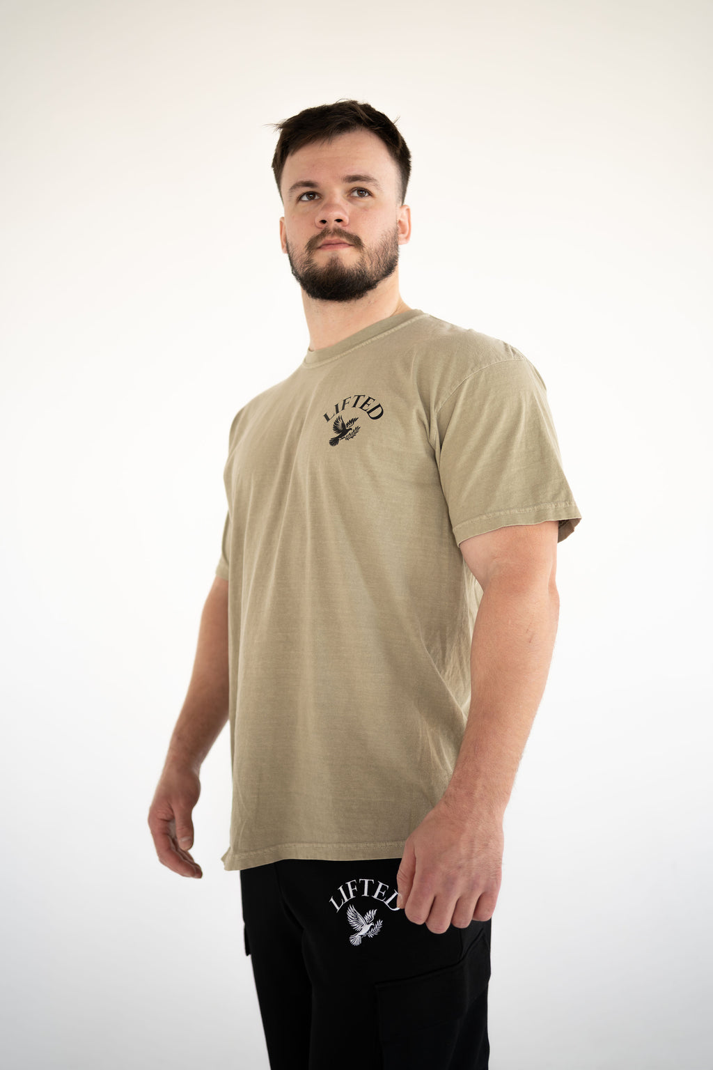 Unisex Black Cargo Sweatpants
