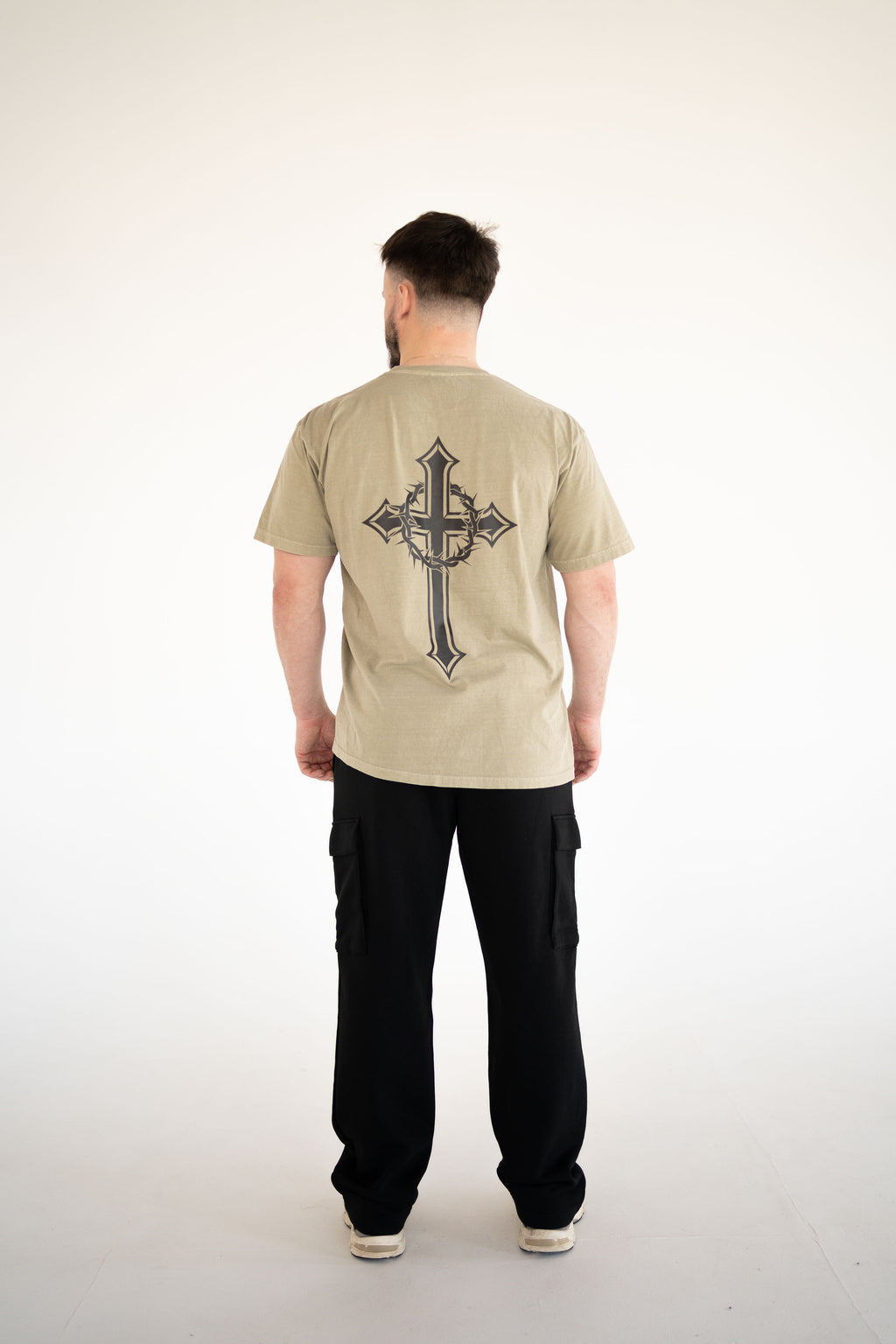 Unisex Black Cargo Sweatpants