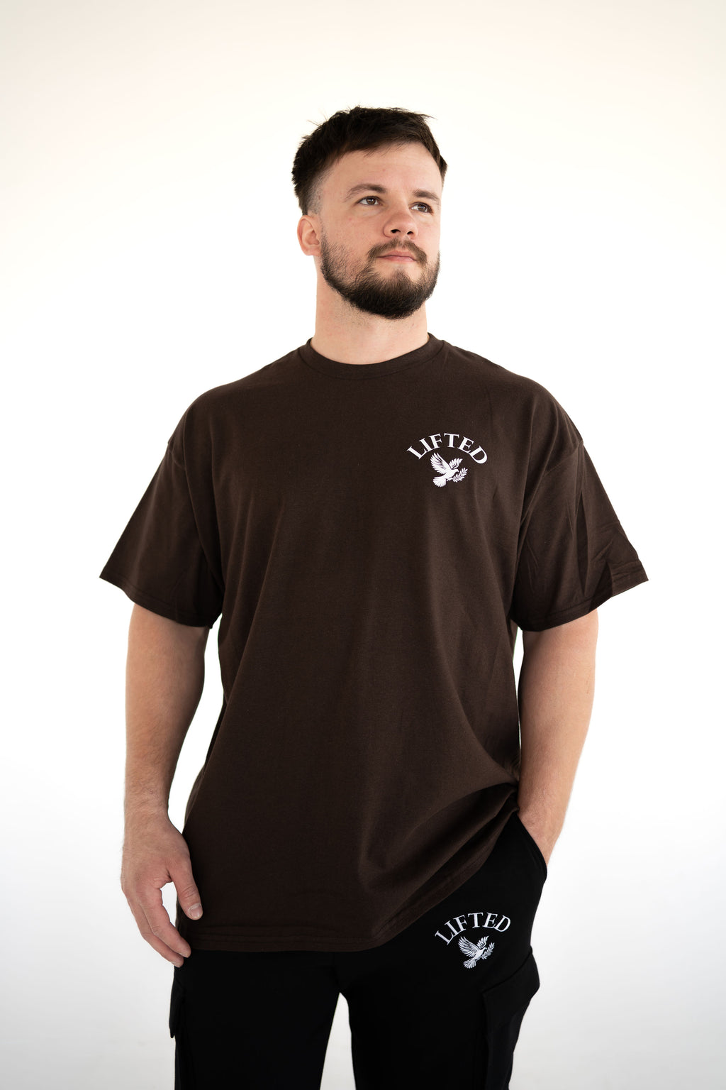 Unisex Chocolate Brown Short Sleeve T-Shirt