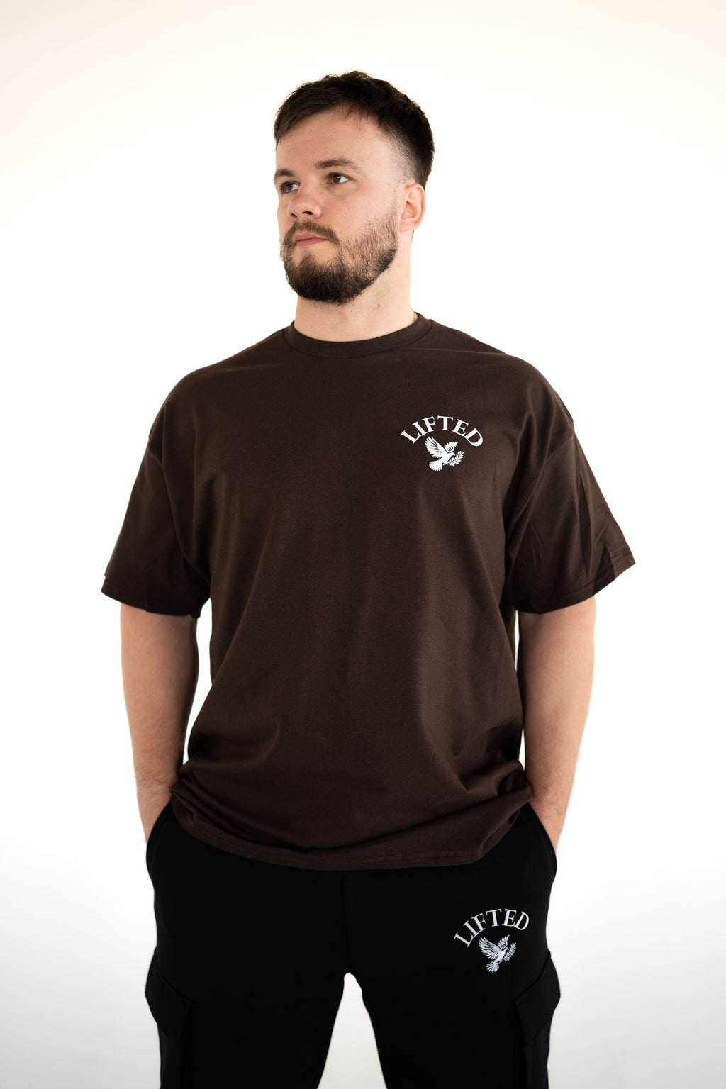 Unisex Chocolate Brown Short Sleeve T-Shirt