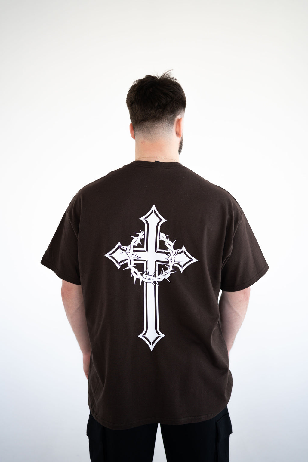 Unisex Chocolate Brown Short Sleeve T-Shirt