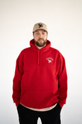 Unisex Red Pull Over Hoodie