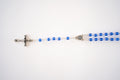 Royal Blue Beaded Rosary
