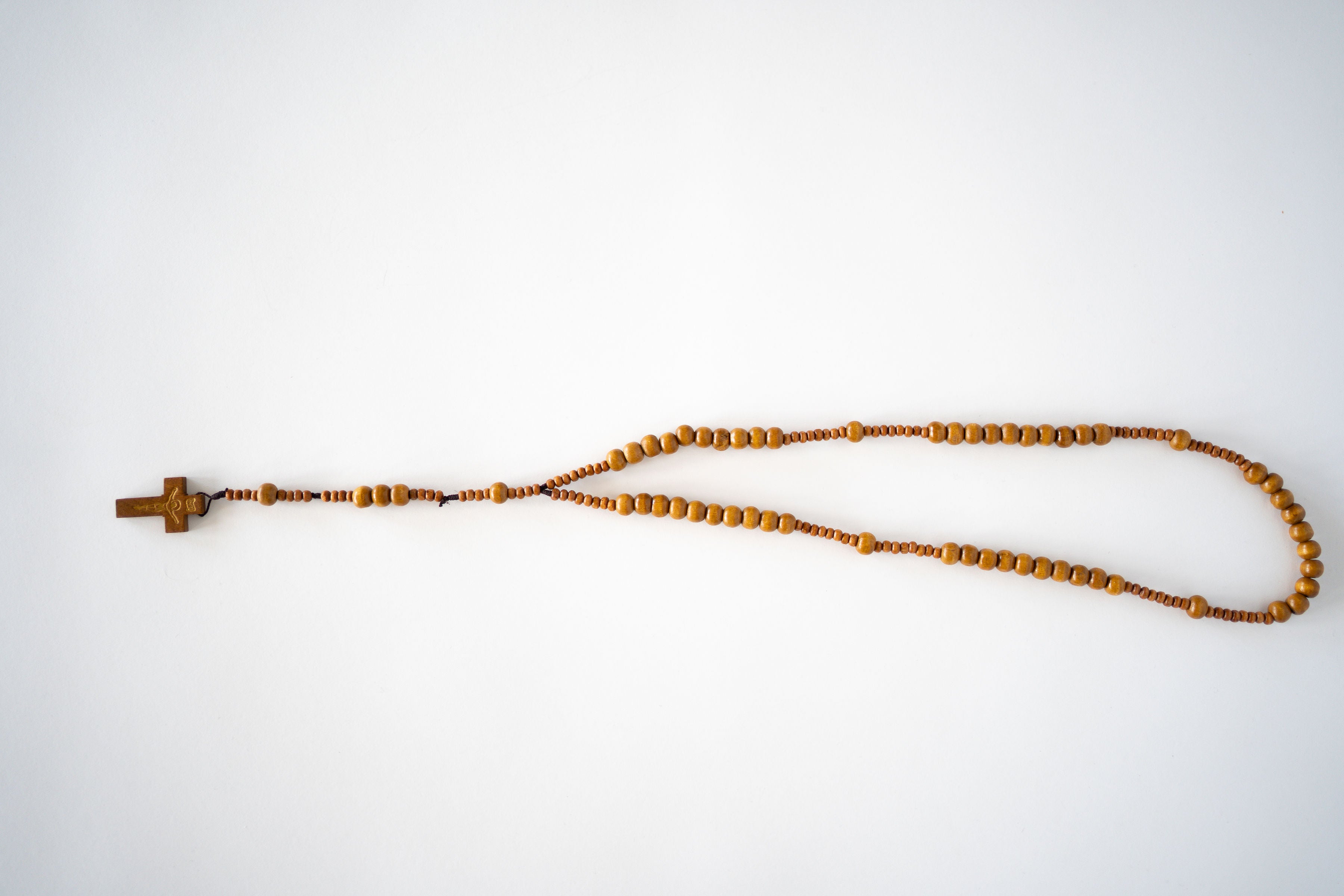 Brown Beaded Rosary