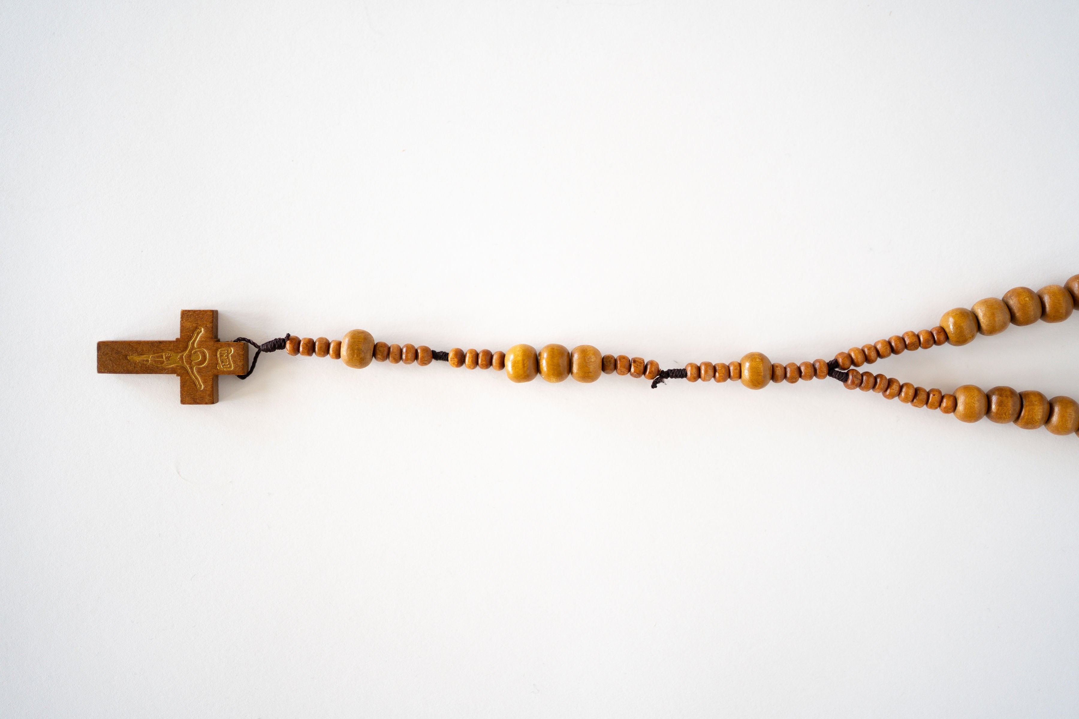 Brown Beaded Rosary