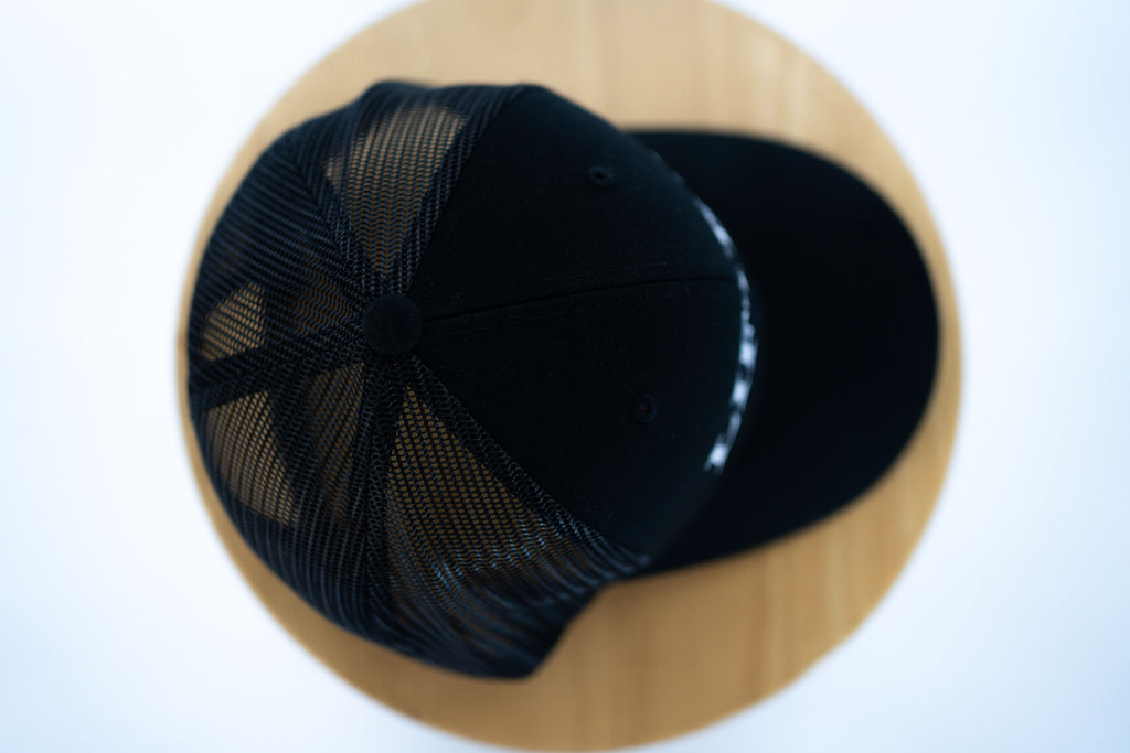 Full Black Trucker Style Hat with Lifted Logo