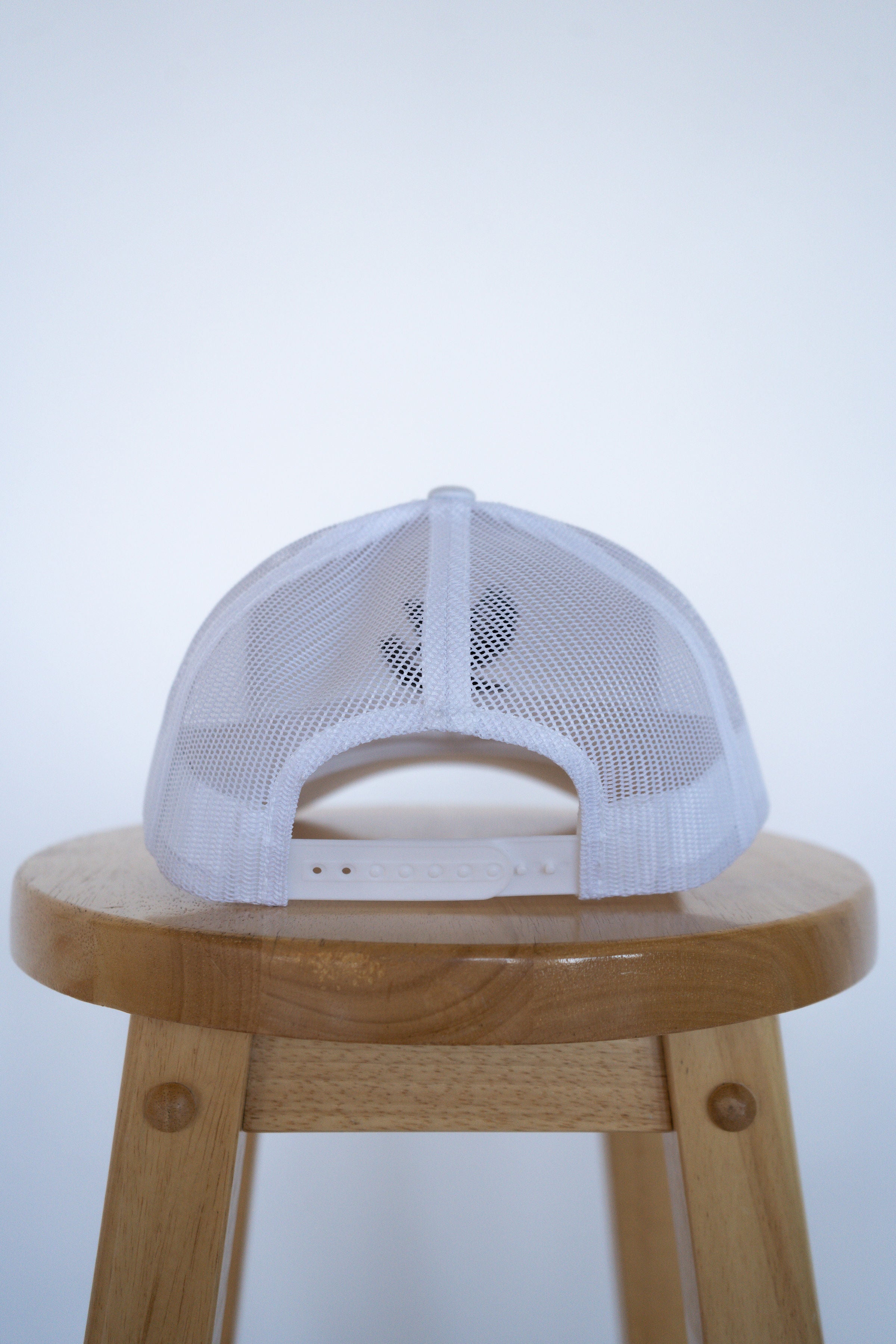 Full White Trucker Style Hat with Dove Logo