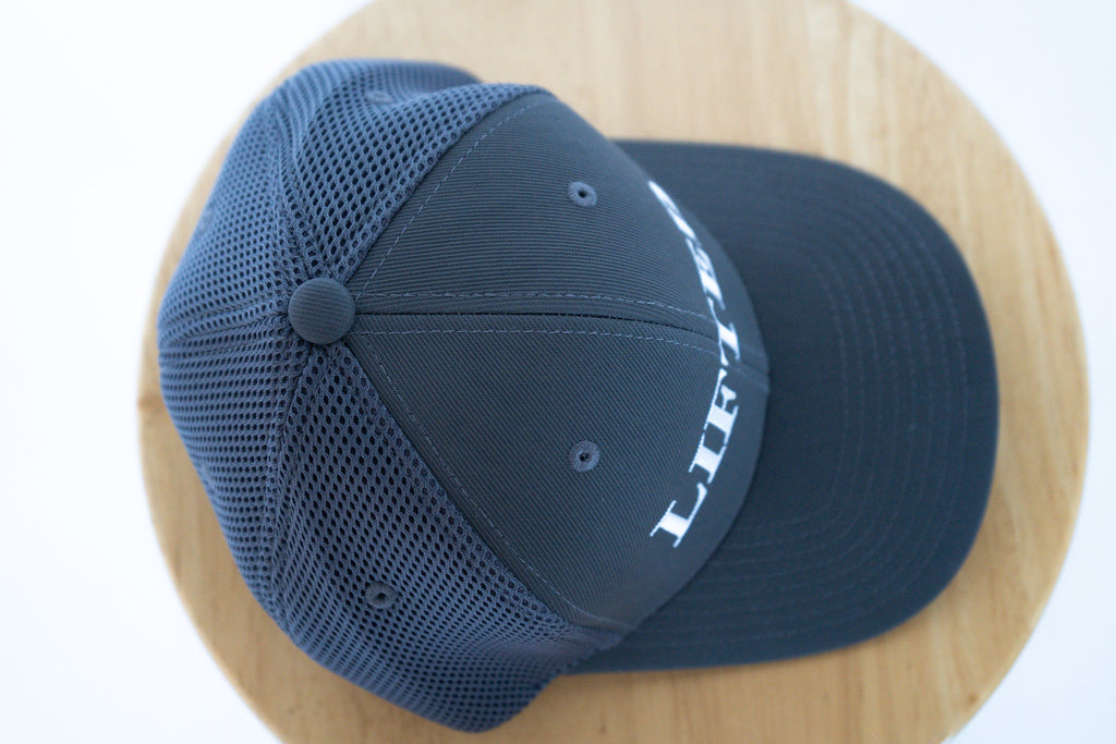 Full Navy Trucker Style Hat with Lifted Logo