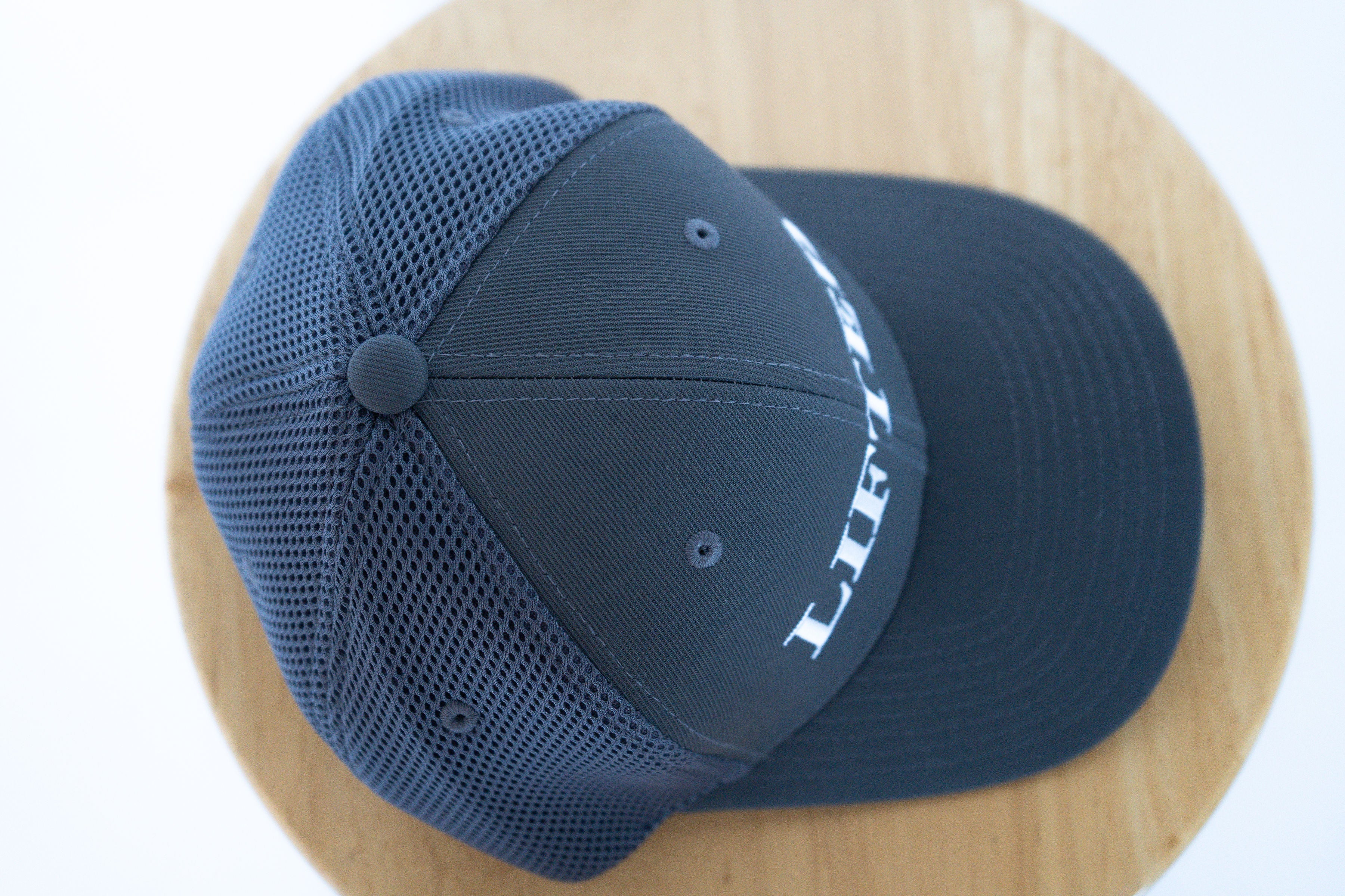 Full Navy Trucker Style Hat with Lifted Logo
