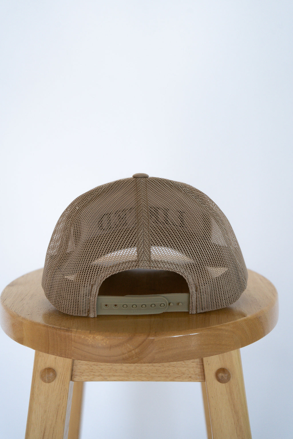 Full Beige Trucker Style Hat with Lifted Logo