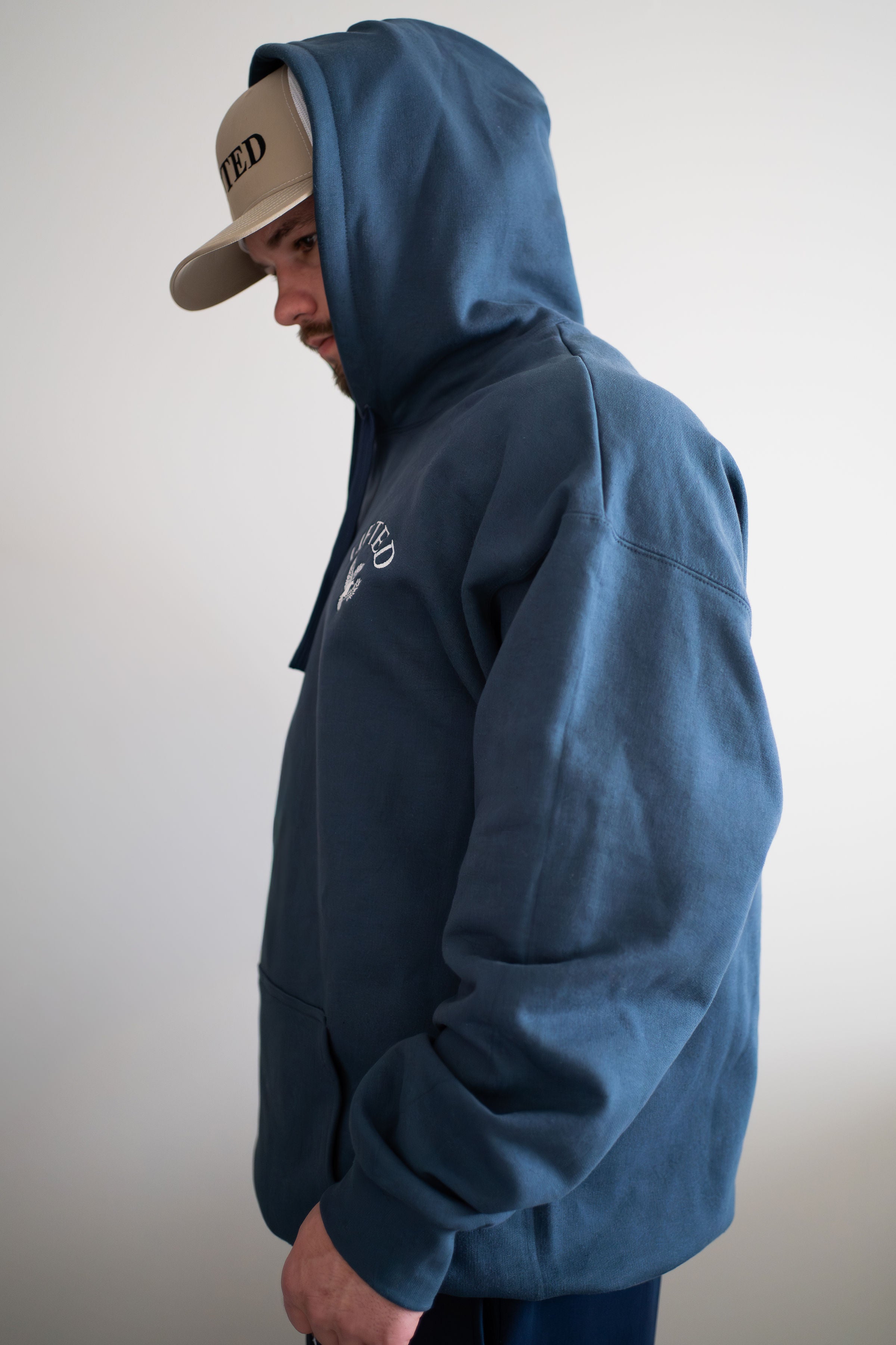 Unisex Blue Dusk Pull Over Hoodie