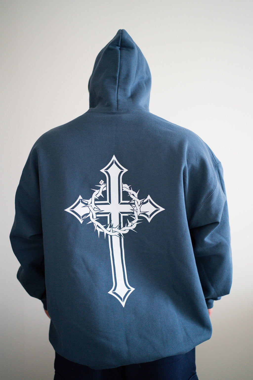 Unisex Blue Dusk Pull Over Hoodie