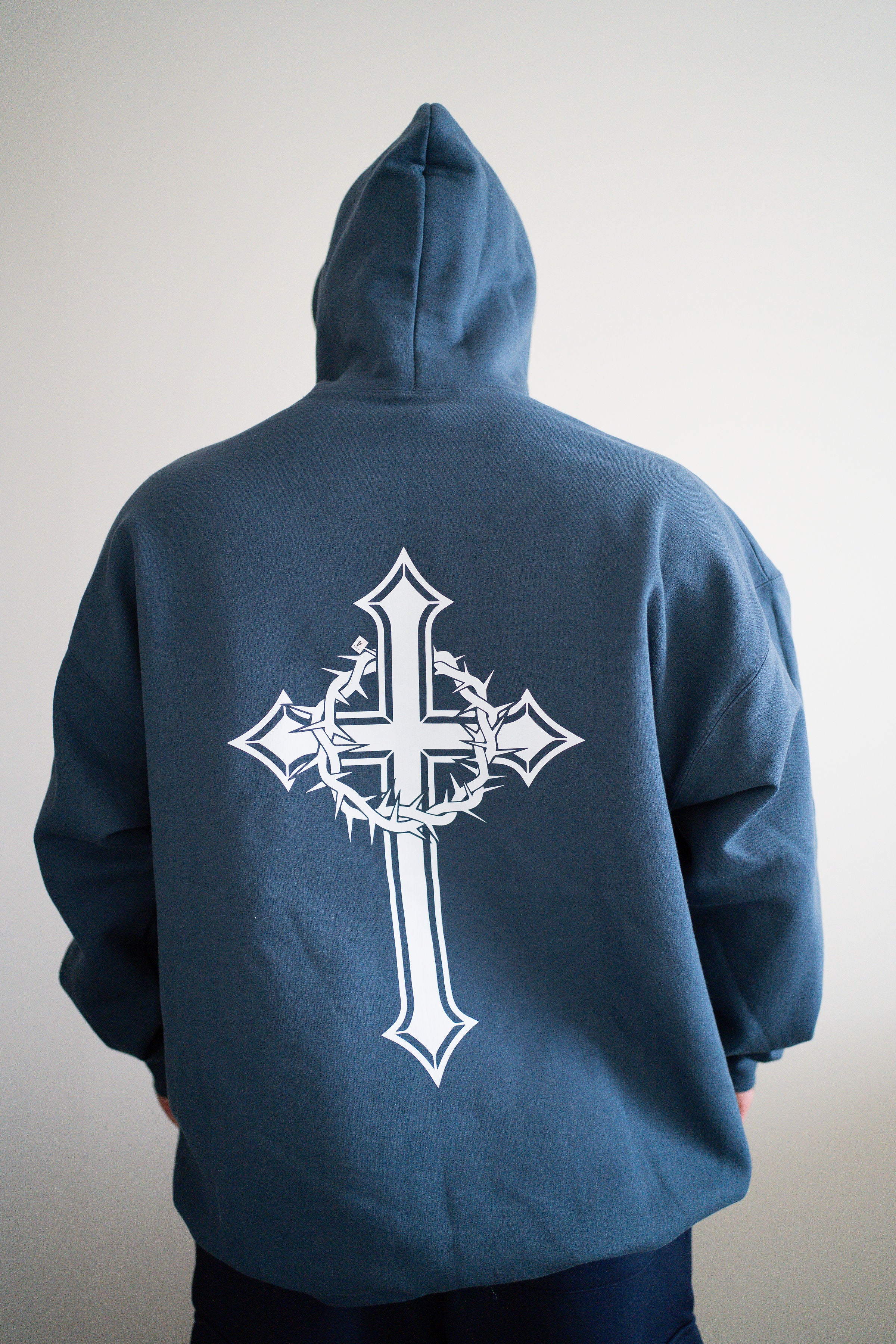 Unisex Blue Dusk Pull Over Hoodie
