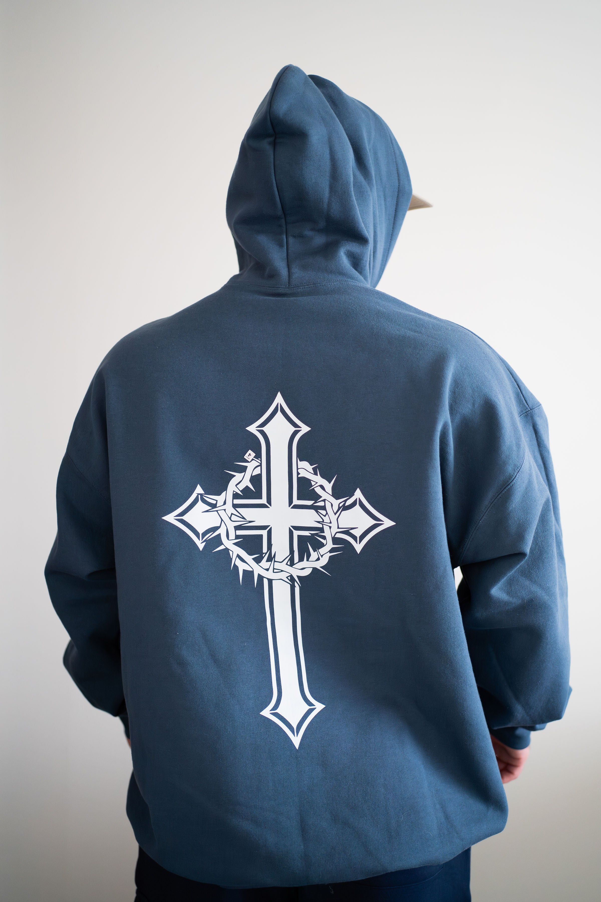 Unisex Blue Dusk Pull Over Hoodie