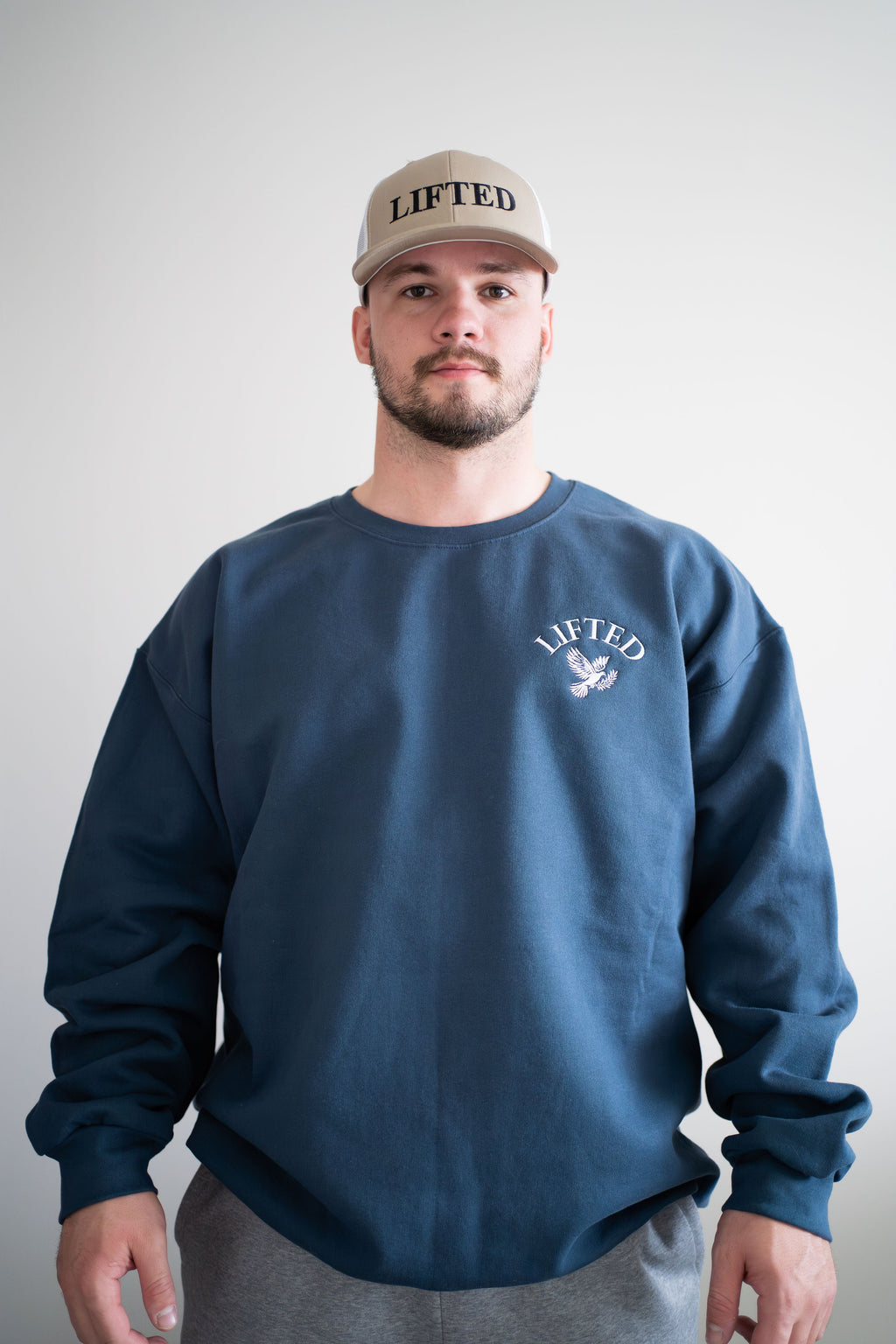 Unisex Blue Dusk Crewneck Sweater