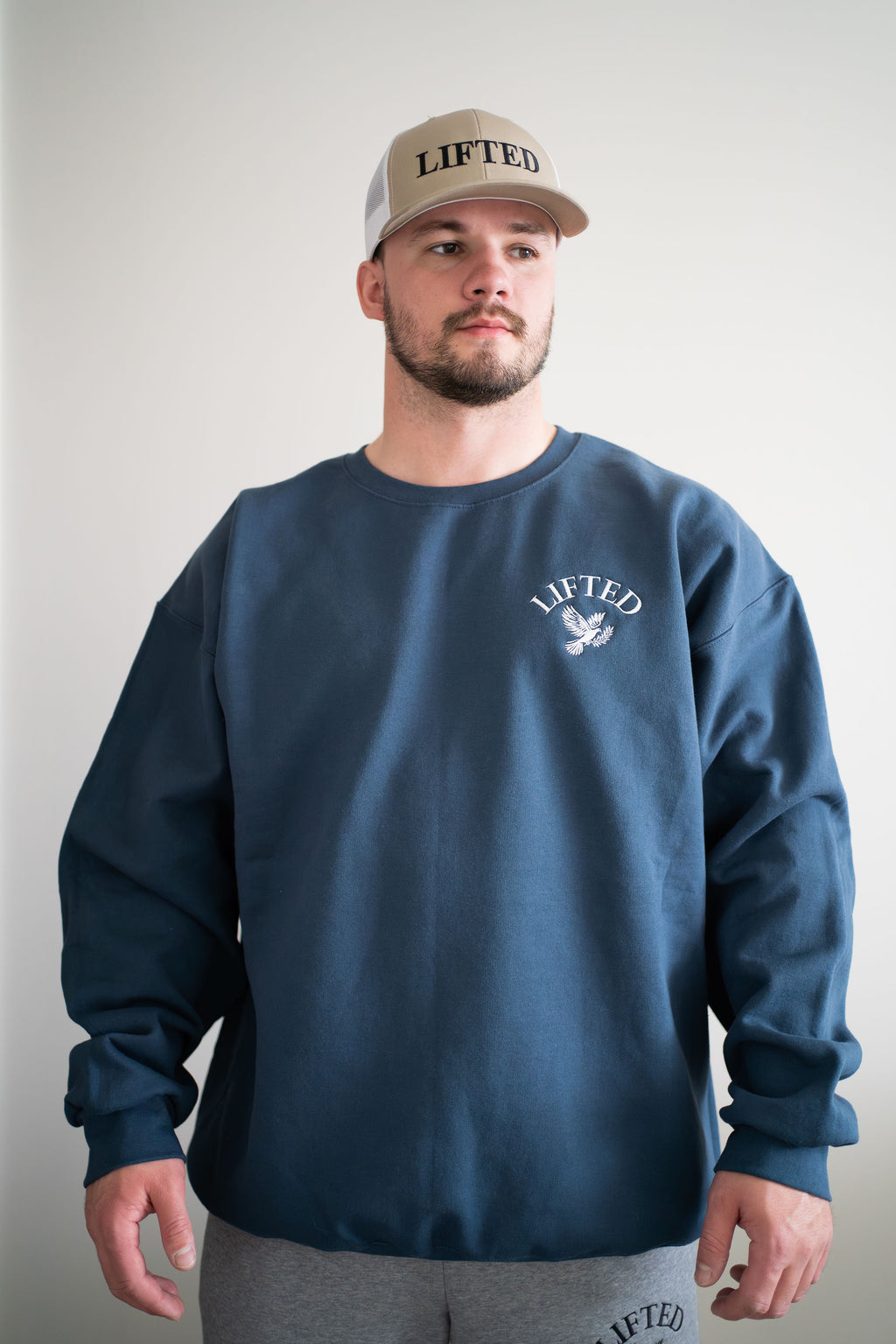 Unisex Blue Dusk Crewneck Sweater