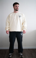 Unisex Off White Crewneck Sweater