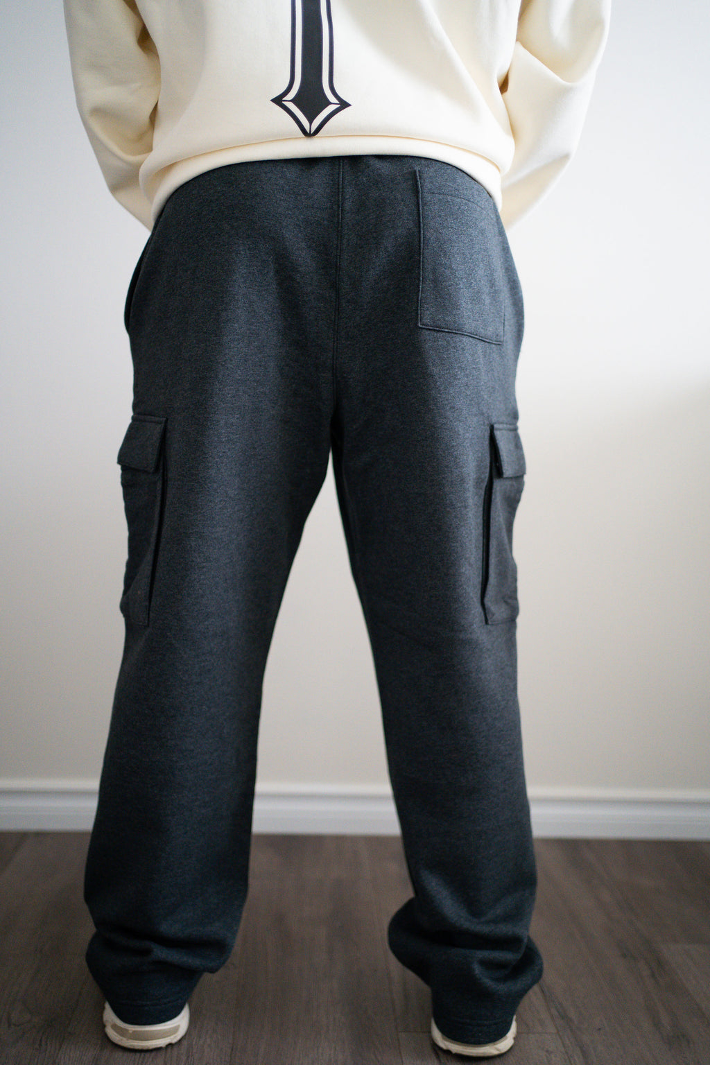 Unisex Dark Grey Cargo Sweatpants