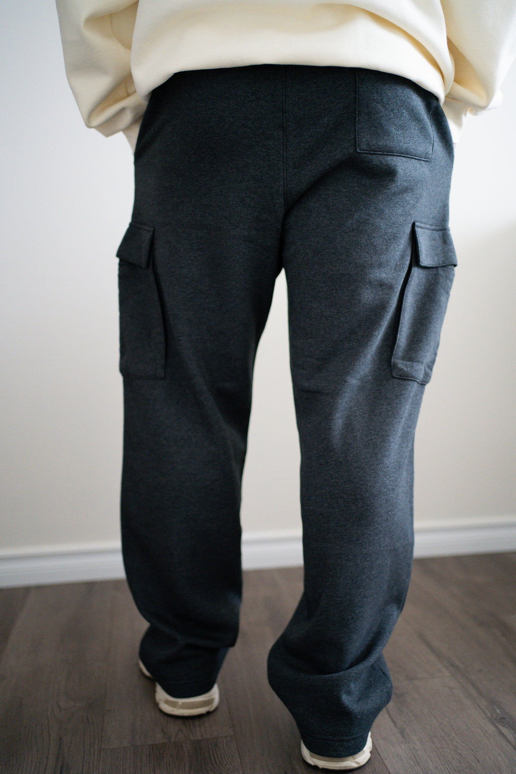 Unisex Dark Grey Cargo Sweatpants