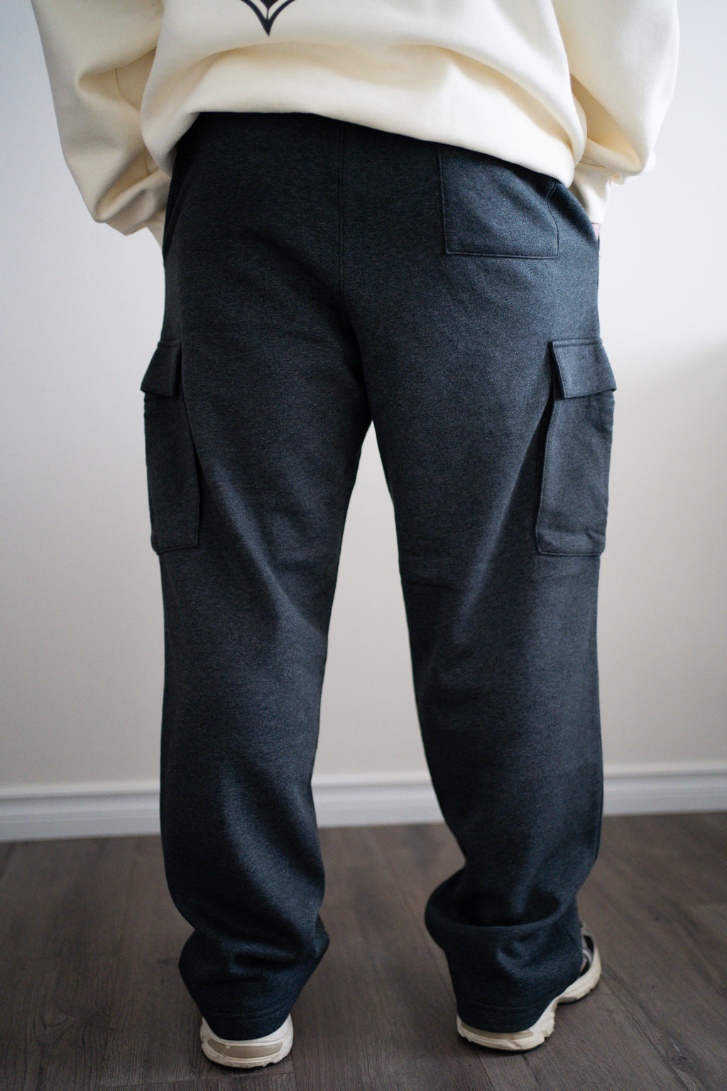 Unisex Dark Grey Cargo Sweatpants