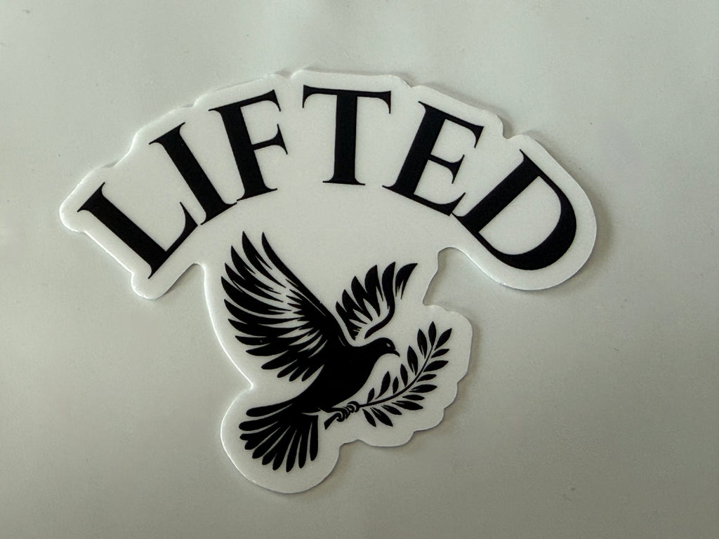 3"x2.5" Lifted Die Cut Sticker