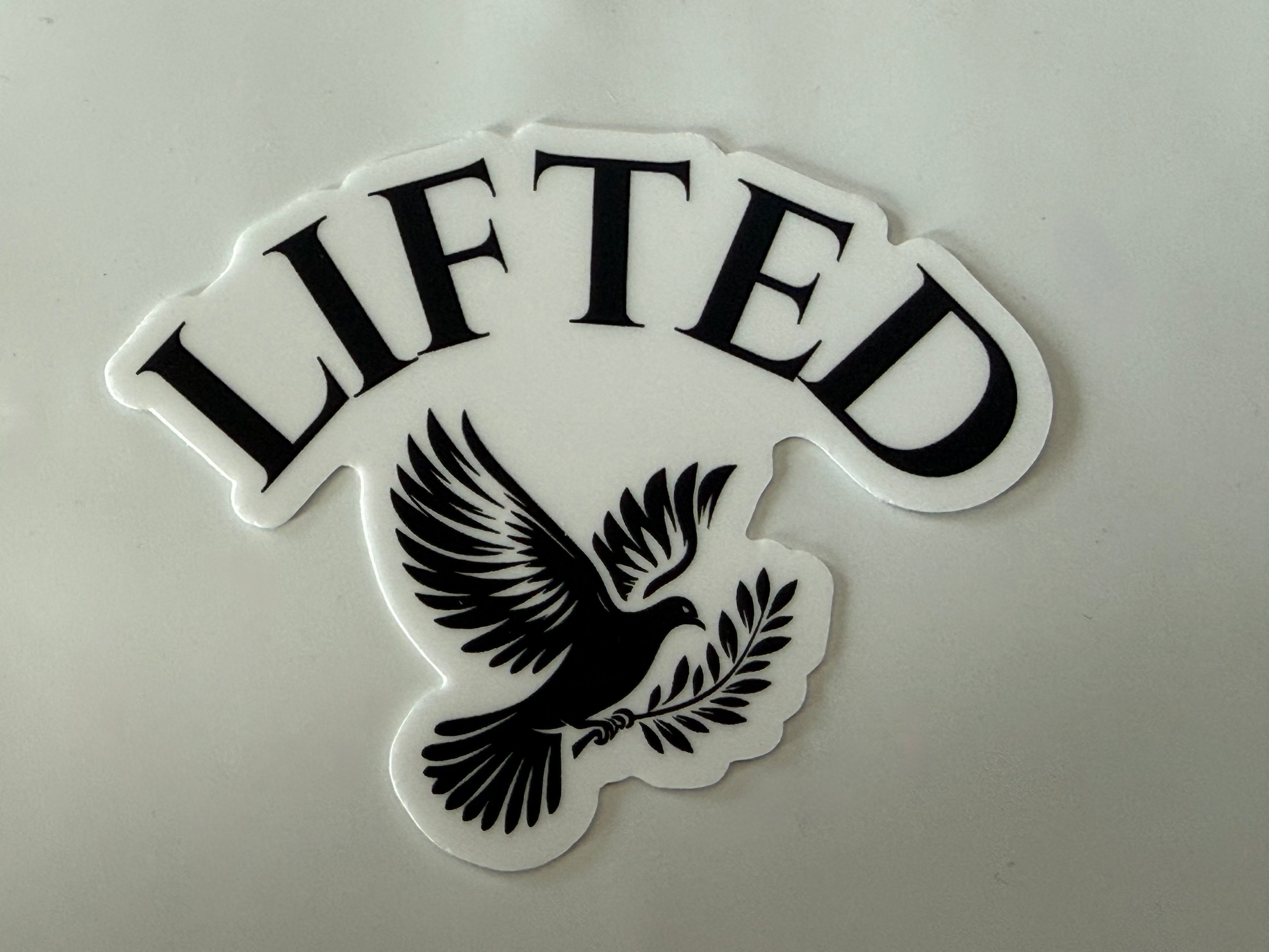 3"x2.5" Lifted Die Cut Sticker
