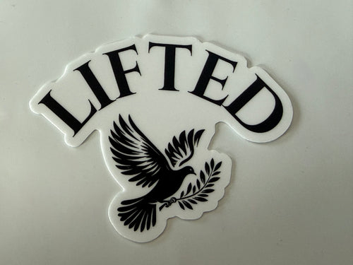 3"x2.5" Lifted Die Cut Sticker